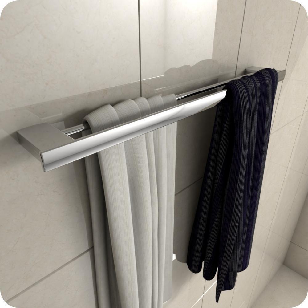 Porta Toalhas de Banho Duplo Master Cromado 60cm - 1