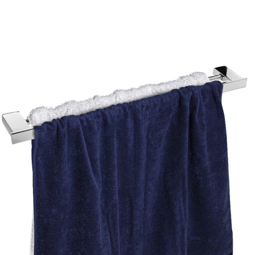 Porta Toalhas de Banho Duplo Master Cromado 60cm - 4