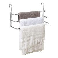 Porta Toalhas Triplo Toalheiro para Box Alto Brilho - 9