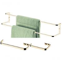 03 Peças Future Porta Toalha Duplo toalheiro Rosto Papeleira - 1