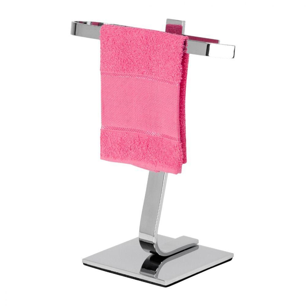 Toalheiro de Bancada e Porta Papel Higiênico de Chão Cromado - 8