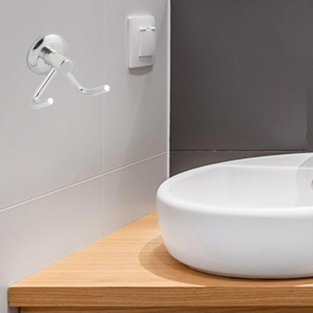 Gancho Cabide Duplo De Toalha Oliveira Em Aço Inox - 7