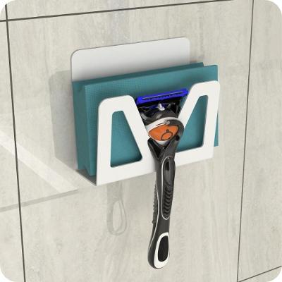 Suporte Para Lamina De Barbear Porta Gilete Branco Elg