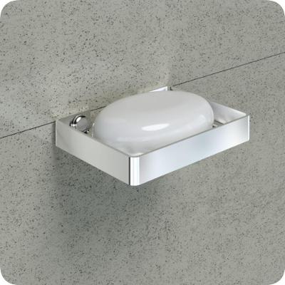 Suporte Porta Sabonete para Banheiro de Parede Cromado Plus