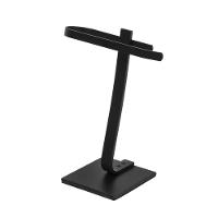 Porta Toalha Toalheiro de Bancada Quadrado Preto Fosco - 7