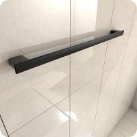 Porta Toalhas para Banho Master Preto Fosco 60cm - 8