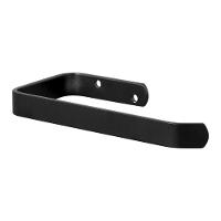 Suporte Porta Papel Higiênico de Parede Preto Fosco Plus - 2