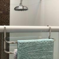 Suporte Duplo Porta Toalhas Toalheiro para Box 60cm