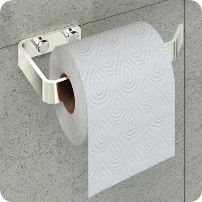 Suporte Porta Papel Higiênico de Parede Cromado Plus