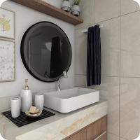 Porta Toalhas para Rosto Master Branco Dupla Fixação - 7