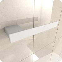 Porta Toalhas para Rosto Master Branco Dupla Fixação - 8