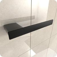 Porta Toalhas para Rosto Master Preto Fosco Dupla Fixação - 8