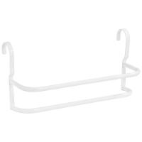 Porta Toalhas Duplo Toalheiro para Box Branco 60cm - 2