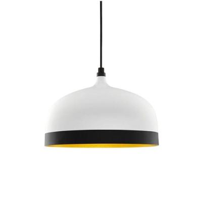 Pendente De Metal Branco E Preto