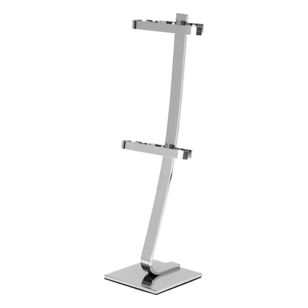 Porta Papel Higiênico Papeleira de Chão com Reserva Cromado - 4