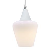 Lustre Pendente Taschibra Monalisa Branco Leitoso E27 Bivolt Branco - 1