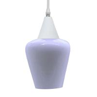 Lustre Pendente Taschibra Monalisa Branco Leitoso E27 Bivolt Branco - 3