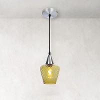 Lustre Pendente Taschibra Monalisa Boreal Conhaque E27 Bivolt Prata - 2