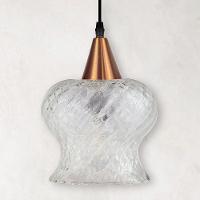 Lustre Pendente Taschibra Aisha Boreal E27 Transparente Bivolt Cobre - 3