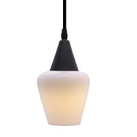 Lustre Pendente Taschibra Monalisa Pp Branco Leitoso E27 Bivolt Preto - 3