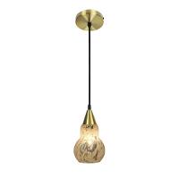 Lustre Pendente Taschibra Verona E27 Transparente Leitoso Bivolt Ouro - 2