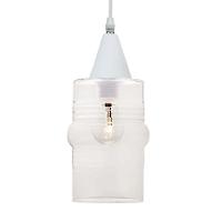 Lustre Pendente Taschibra Ali Liso E27 Transparente Bivolt Branco - 1