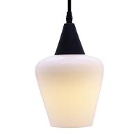 Lustre Pendente Taschibra Monalisa Branco Leitoso E27 Bivolt Preto - 4