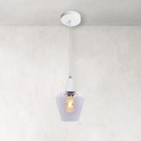 Lustre Pendente Taschibra Monalisa Boreal Transparente E27 Bivolt Branco - 7