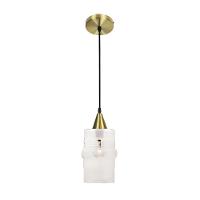 Lustre Pendente Taschibra Ali Liso E27 Transparente Bivolt Ouro