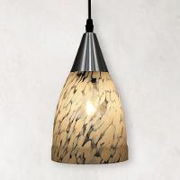 Lustre Pendente Taschibra Vicenza E27 Transparente Leitoso Bivolt Prata - 3