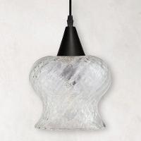 Lustre Pendente Taschibra Aisha Boreal E27 Transparente Bivolt Preto - 3