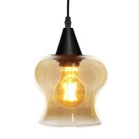 Lustre Pendente Taschibra Aisha Liso E27 Conhaque Bivolt Preto - 3