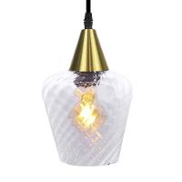 Lustre Pendente Taschibra Monalisa Transparente E27 Bivolt Ouro - 1