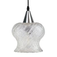 Lustre Pendente Taschibra Aisha Boreal E27 Transparente Bivolt Prata - 1