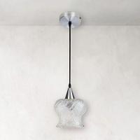 Lustre Pendente Taschibra Aisha Boreal E27 Transparente Bivolt Prata - 4