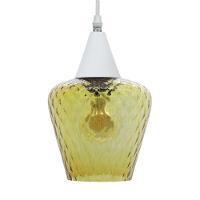 Lustre Pendente Taschibra Monalisa Boreal Conhaque E27 Bivolt Branco - 3