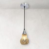 Lustre Pendente Taschibra Verona E27 Transparente Leitoso Bivolt Prata - 2