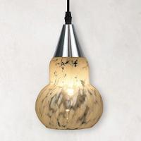 Lustre Pendente Taschibra Verona E27 Transparente Leitoso Bivolt Prata - 4