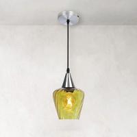 Lustre Pendente Taschibra Monalisa Conhaque E27 Bivolt Prata - 2