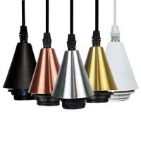 Lustre Pendente Taschibra Badih P Canelado E27 Transparente Bivolt Ouro - 9