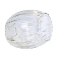 Lustre Pendente Taschibra Badih P Canelado E27 Transparente Bivolt Ouro - 15