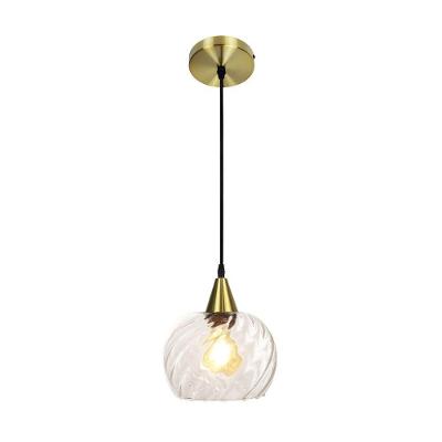 Lustre Pendente Taschibra Elisa Rigato E27 Transparente Bivolt Ouro