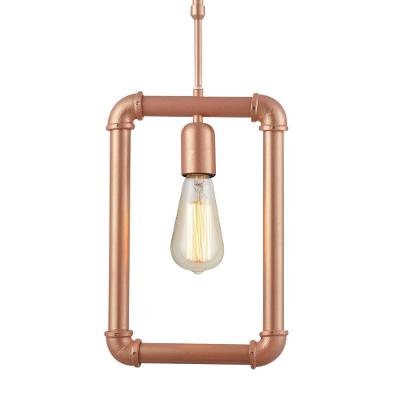 Pendente Avant Hash Aço Cobre Para 1 Lâmpada E27 Bivolt