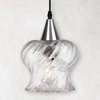 Lustre Pendente Taschibra Aisha Rigato E27 Transparente Bivolt Prata - 5