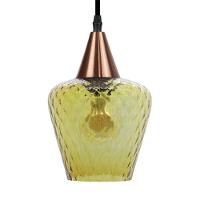 Lustre Pendente Taschibra Monalisa Boreal Conhaque E27 Bivolt Cobre - 4