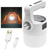 Luminaria Solar Lanterna Duplo Led Fonte De Luz 2 Em 1 - 1