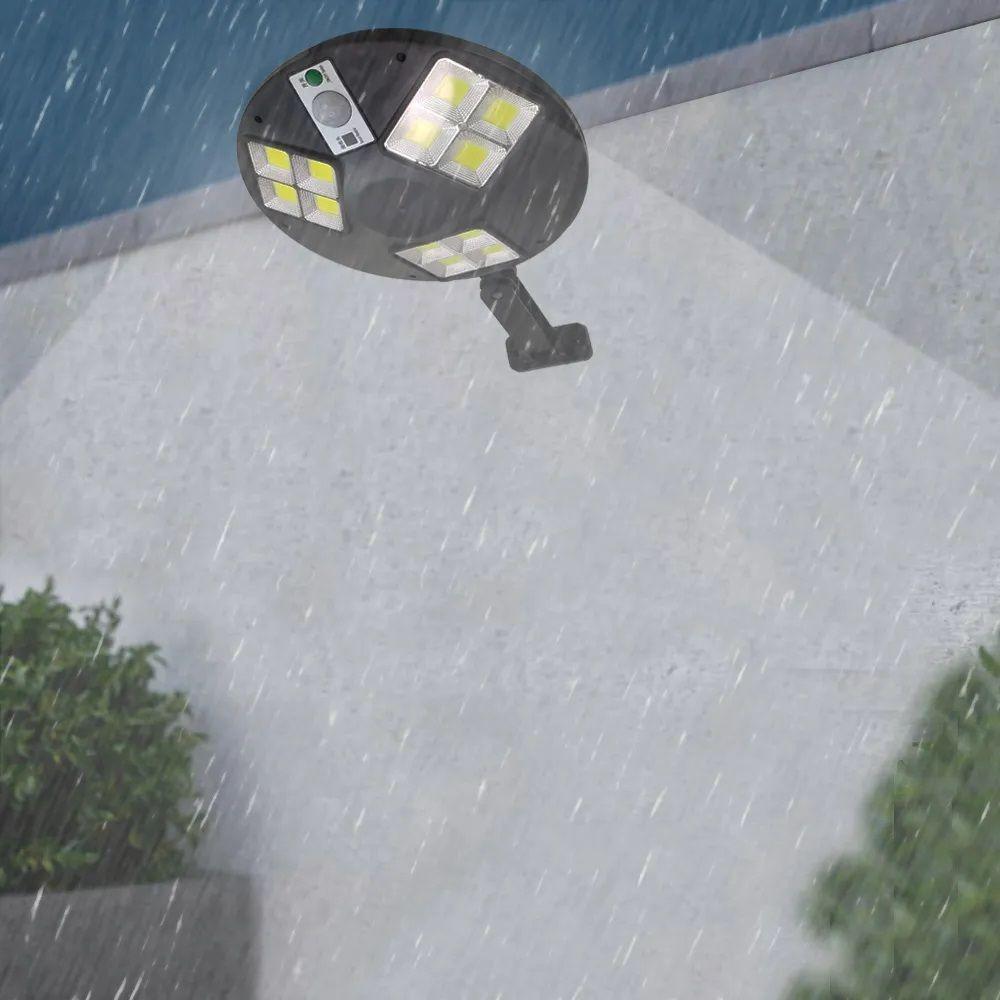 Luminaria Solar Parede Sensor Proximidade Controle Remoto - 3