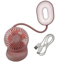 Luminaria Ventilador Led Ajustavel 2 Em 1 Flexivel Abajur - 1