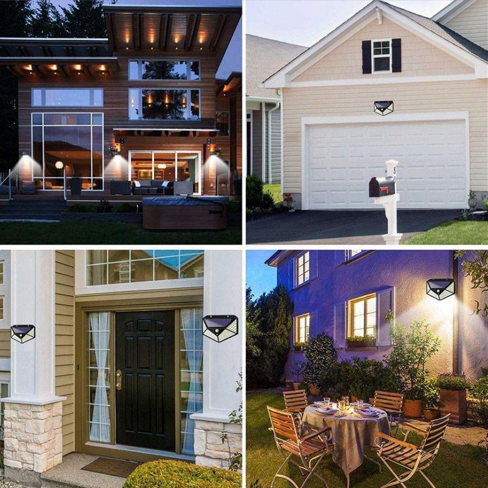 Luminaria Solar 100 Leds Sensor Movimento Kit 5 Unid Andarel - 7