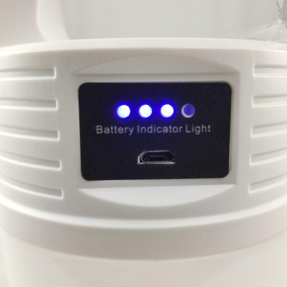 Luminaria Solar Lanterna Dupla Fonte De Luz Led 2 1 Camping - 7